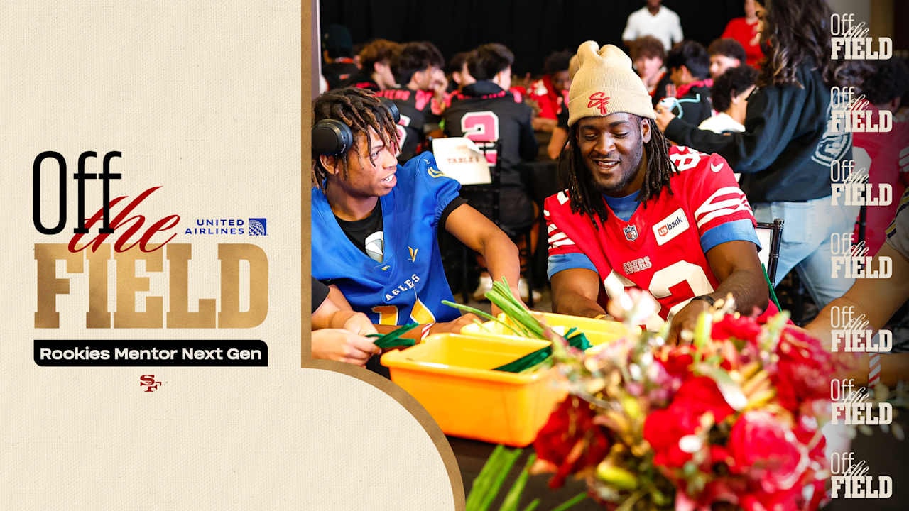 49ers rookie class turns mentorship day into Bay Area recruiting on character, mental wellness