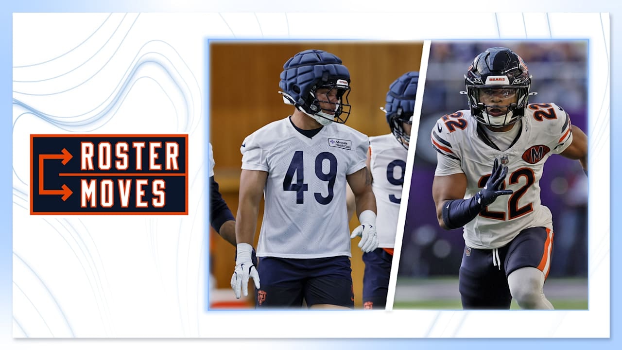 Bears set the depth chart tone with activations at linebacker and defensive back