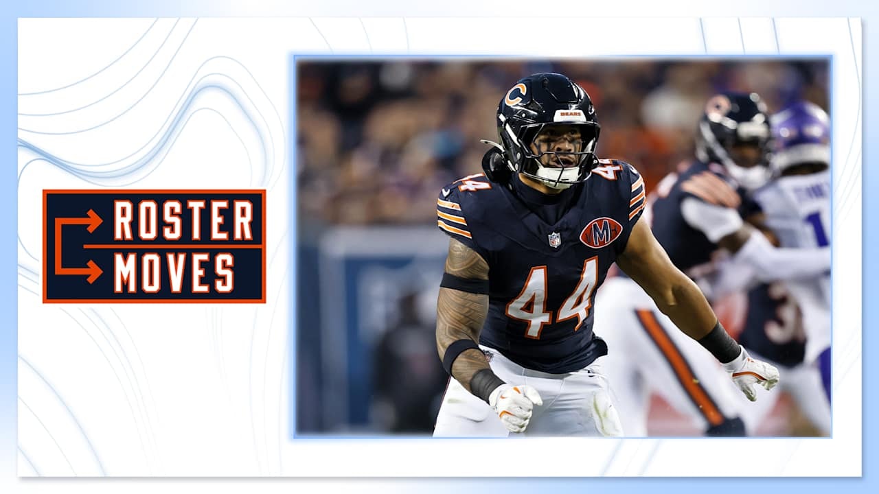 Bears activate linebacker Noah Sewell, elevate Zavier Scott ahead of Packers matchup