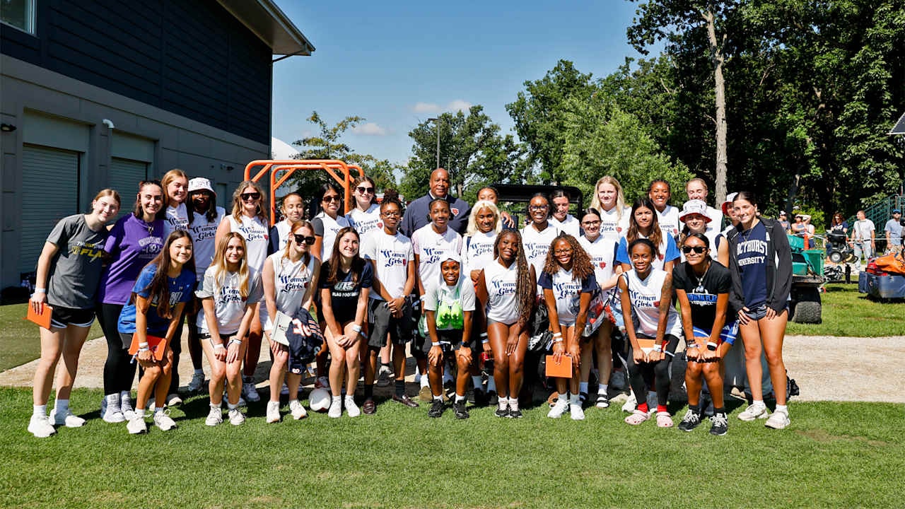 Bears mark second straight camp theme day focused on women and girls in sports