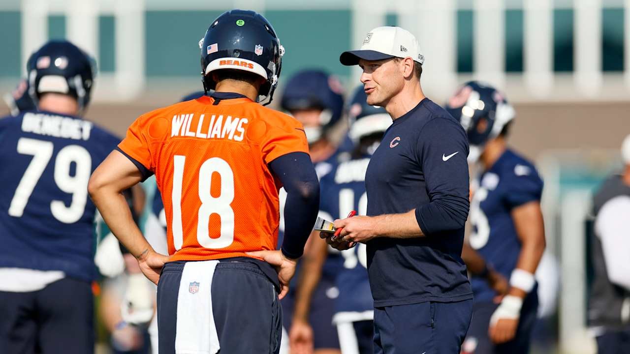 Caleb Williams aims higher in his second year with Ben Johnson guiding the Bears offense