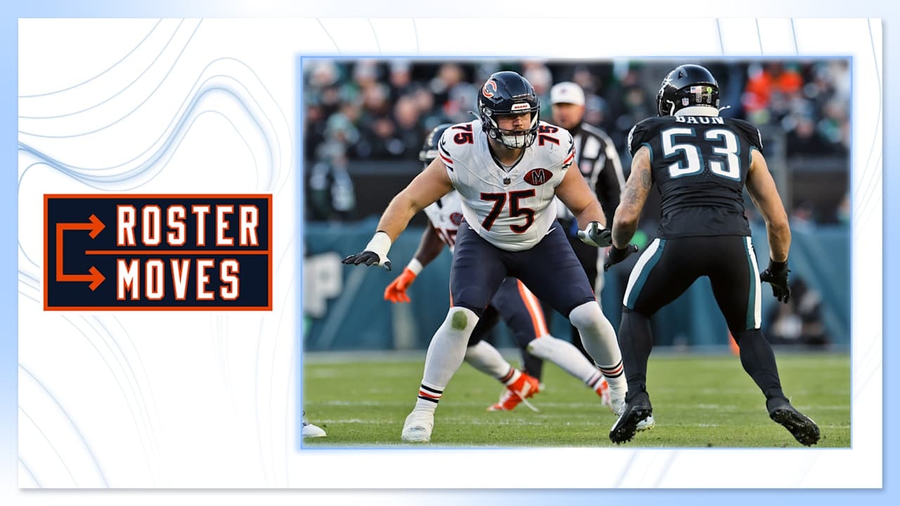 Bears activate offensive lineman Ozzy Trapilo, make three injury-settlement waivers
