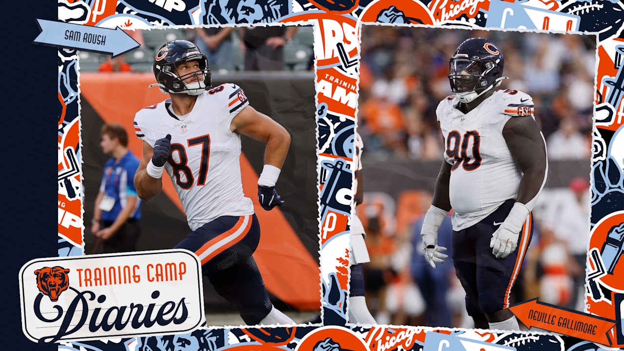 Bears training camp diaries turn weekly spotlight to Sam Roush and Neville Gallimore