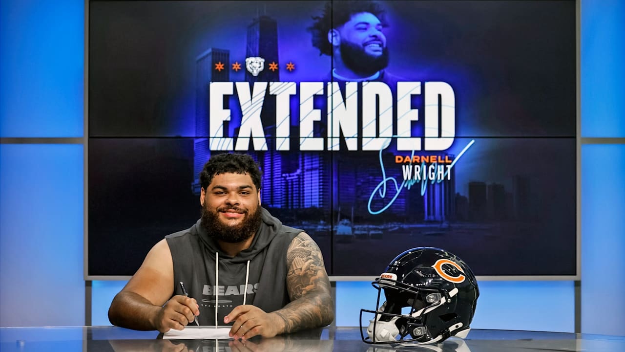 Darnell Wright signs four-year extension with Bears, pleased to “make my roots” in Chicago