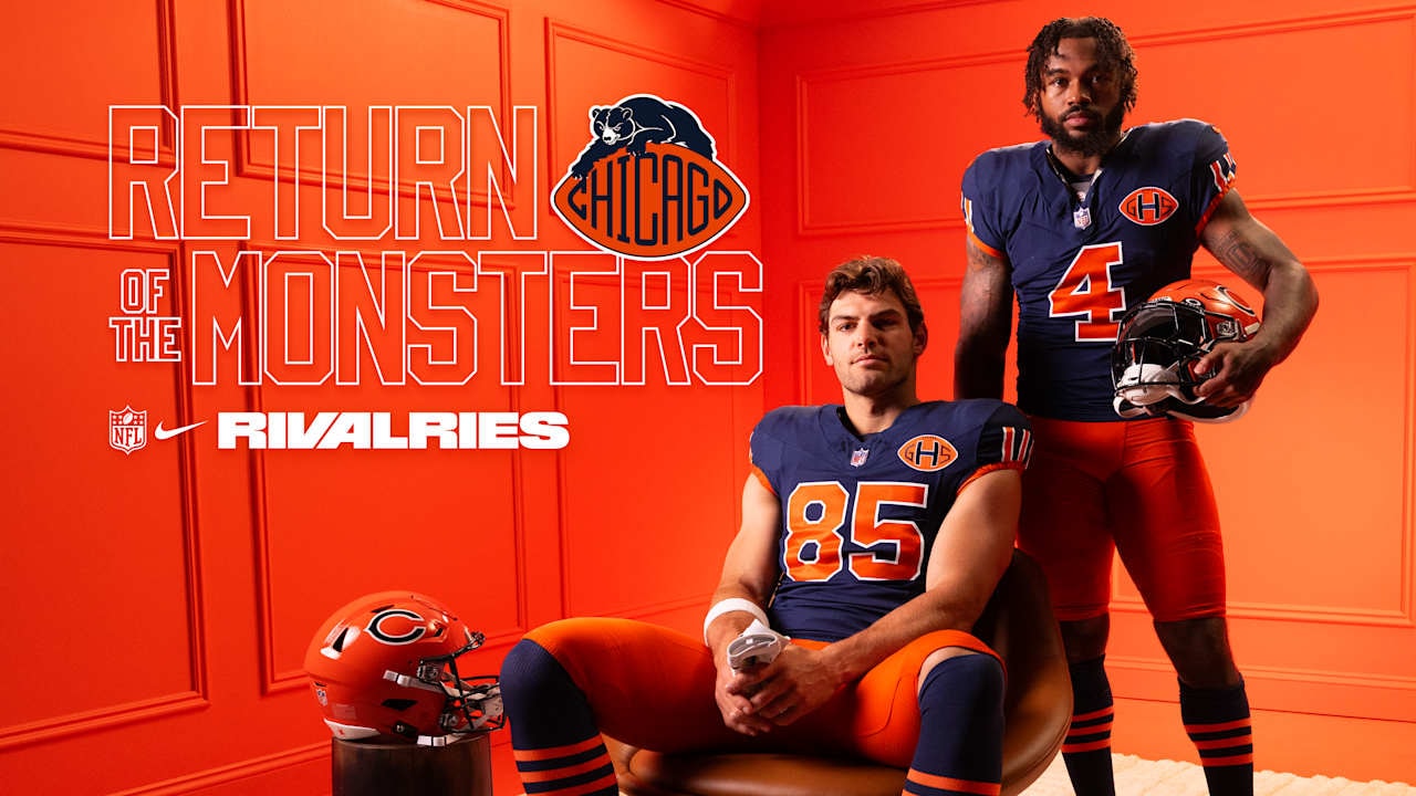 Bears unveil “Rivalries” uniforms for Christmas Day vs. Packers at Soldier Field