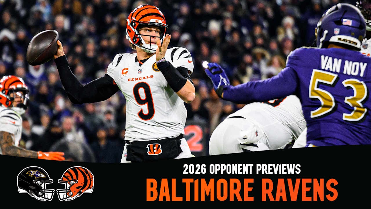 Bengals’ 2026 stretch features Ravens twice, starting after the bye and closing on New Year’s Eve