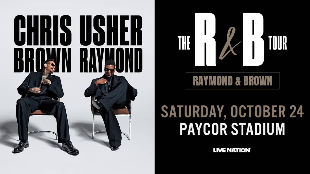 Usher and Chris Brown add dates to The R&B Tour, coming to Bengals’ Paycor Stadium on Oct. 24