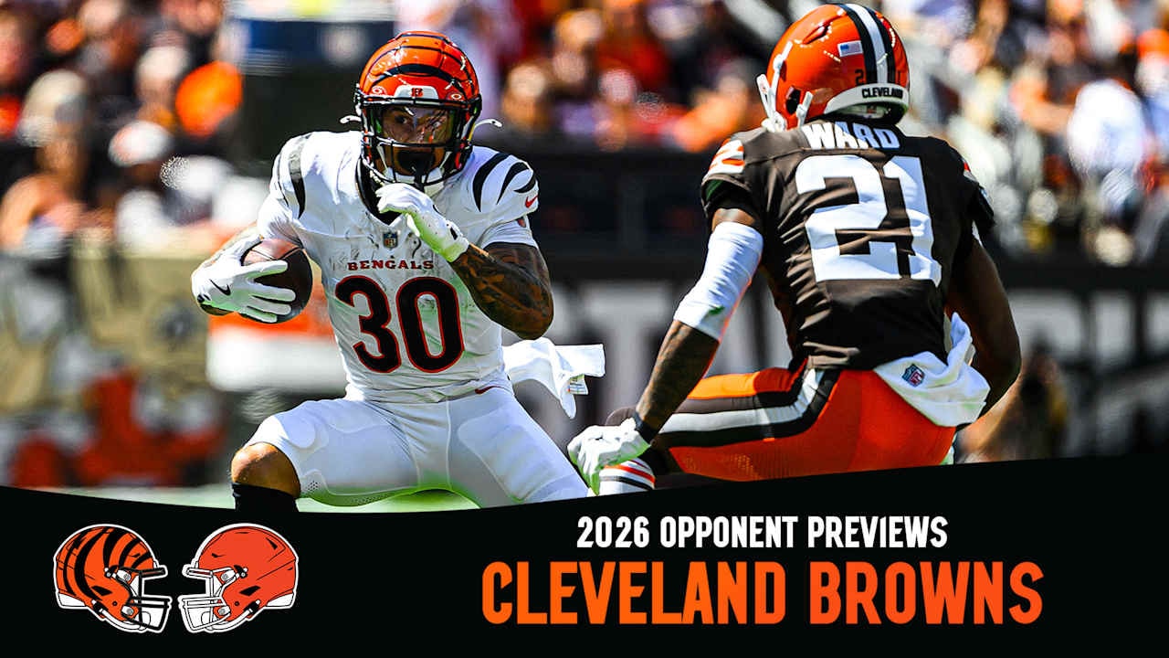 Bengals open the next opponent stretch with Cleveland Browns in Weeks 13 and 18