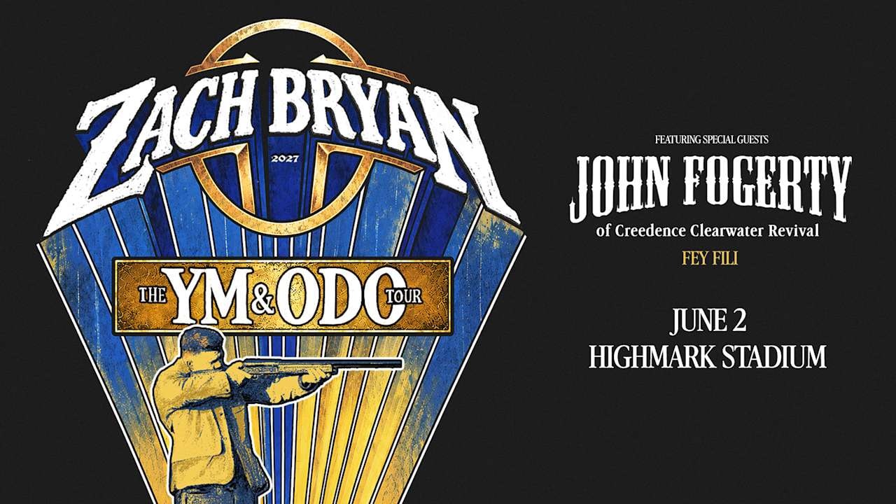 Zach Bryan’s 2027 “Young Manhood and Other Donatable Organs Tour” lands at Highmark Stadium in Buffalo