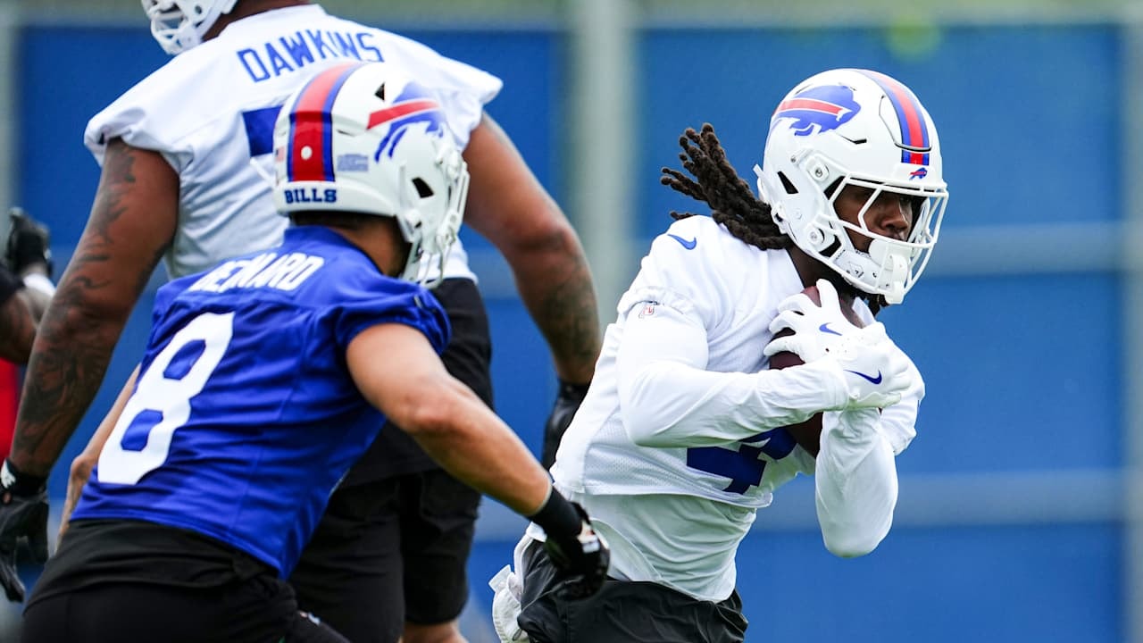 Bills minicamp Day 2: James Cook milestone, Josh Allen standout moments, and Cole Bishop’s return focus