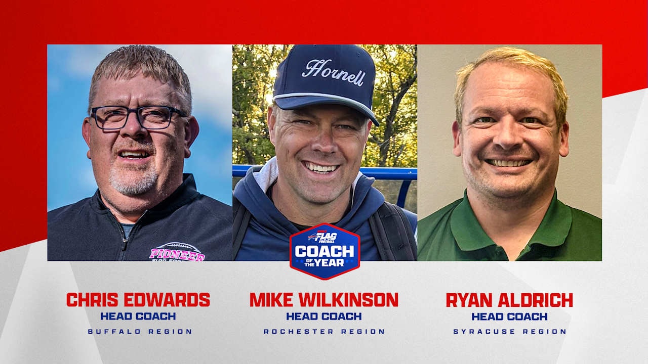Bills honor three high school girls flag football coaches as 2026 Coaches of the Year