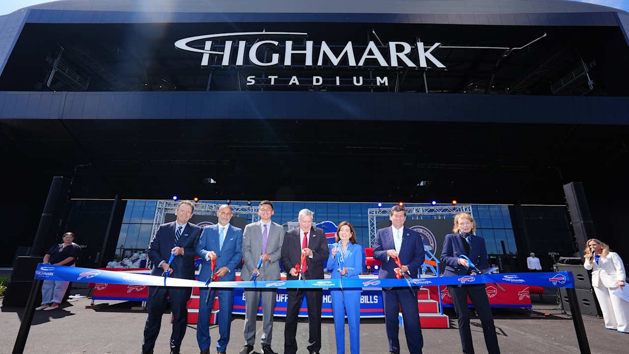 Bills officially open Highmark Stadium with ribbon cutting ceremony, marking a new era in Buffalo