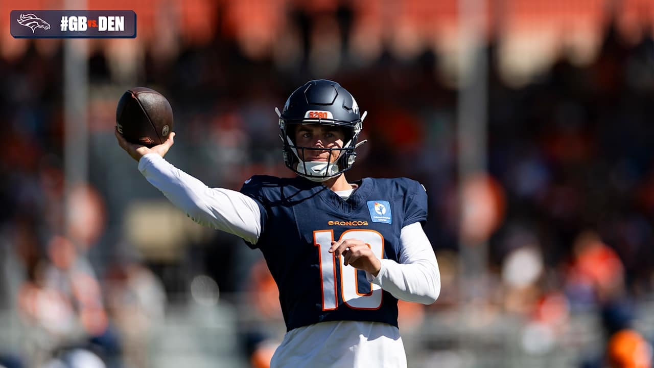 Bo Nix to play his first preseason game at home as Broncos host the Packers