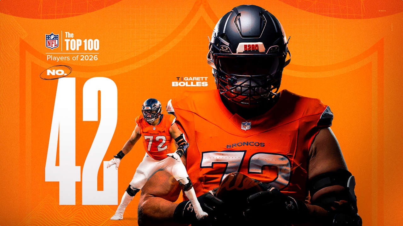 Broncos left tackle Garett Bolles lands at No. 42 on NFL Top 100 list