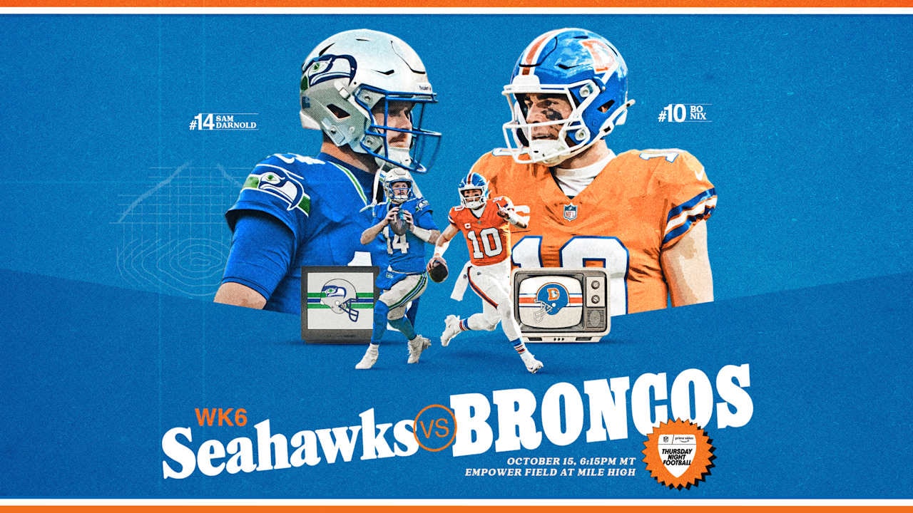 Broncos and Seahawks set for Week 6 Thursday Night Football throwbacks in prime time
