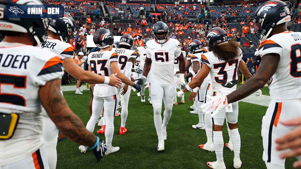 Broncos-Vikings preseason finale set for Friday night at Empower Field