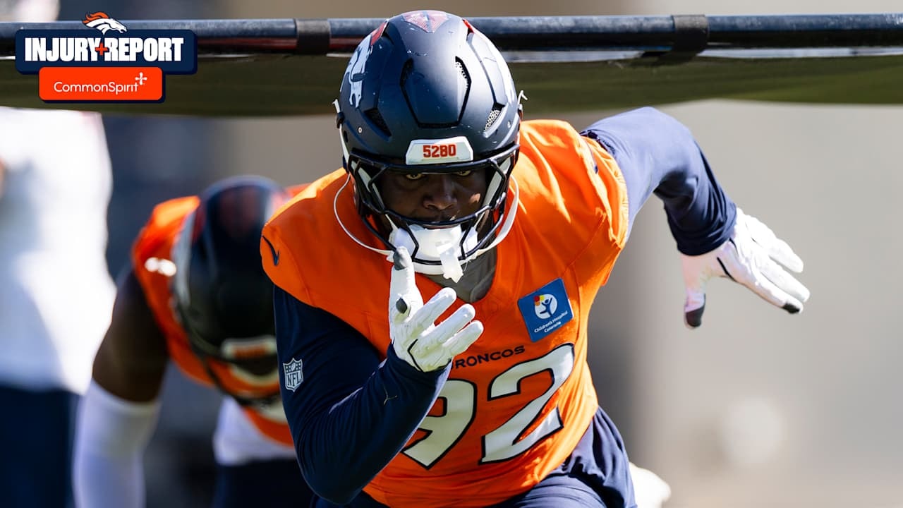 Broncos update injury report: three players move to full participation in Thursday practice