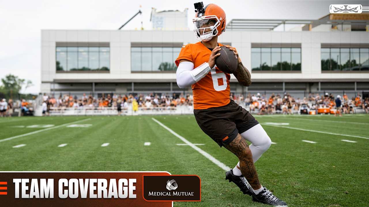 Dillon Gabriel hones red-zone timing with repeat work at Browns training camp
