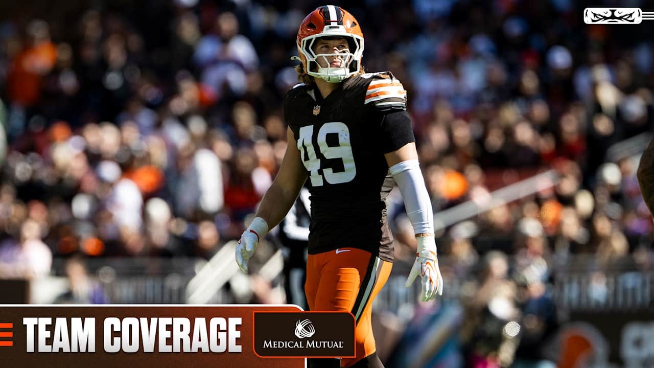 Carson Schwesinger is the Browns’ defensive anchor, turning leadership into fourth-quarter swing plays