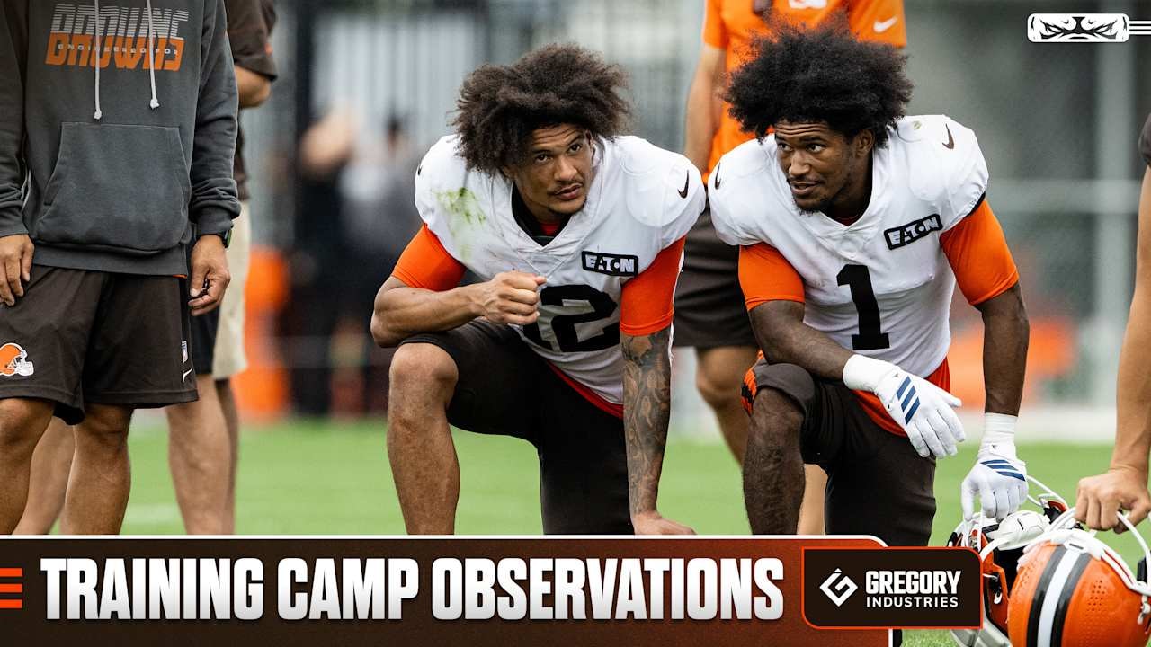 Denzel Boston turns in a strong day as Browns reach Day 12 of training camp