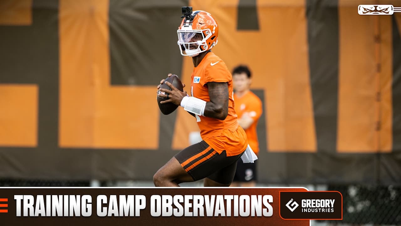 Watson listed as Browns’ starting quarterback as Day 18 practice begins