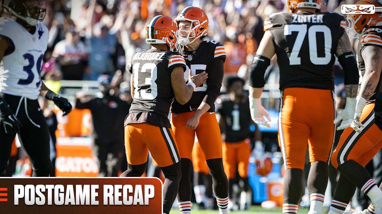 Browns end Ravens’ push with a Szmyt walk-off: How did Cleveland secure the 13-10 win?
