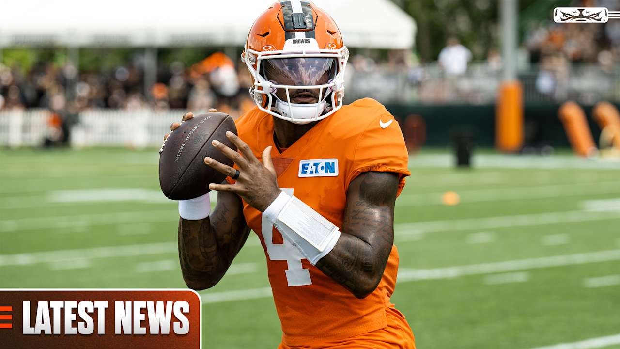 Browns’ Todd Monken names Deshaun Watson for Week 1 of preseason, Shedeur Sanders set for Week 2