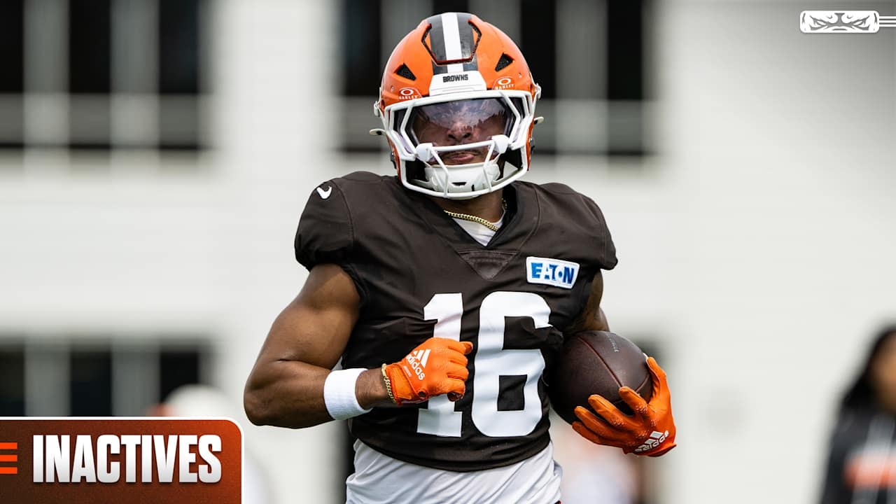 Browns release inactives list for Week 5 matchup at Jets