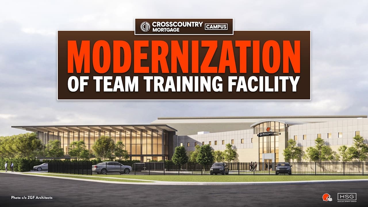 Browns begin a two-phase modernization of their CrossCountry training facility, starting with expanded player locker space