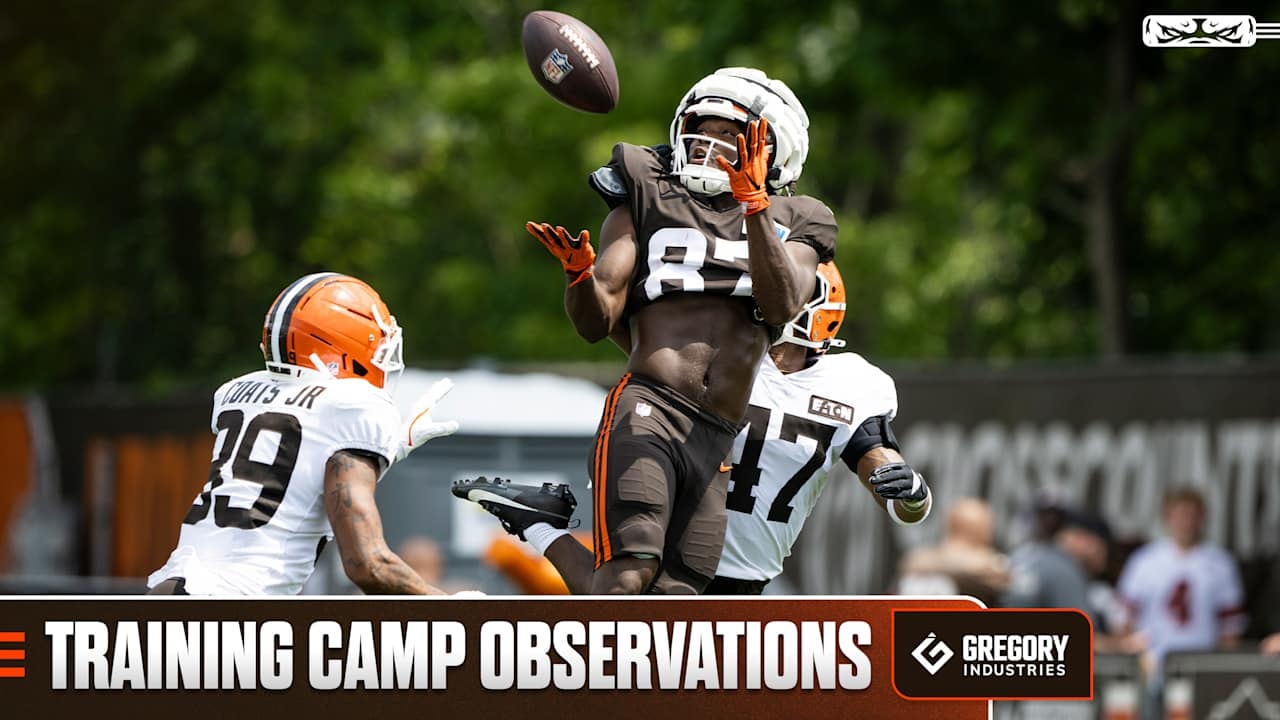 Browns secondary highlights Day 8 as practice wraps an eight-part camp install