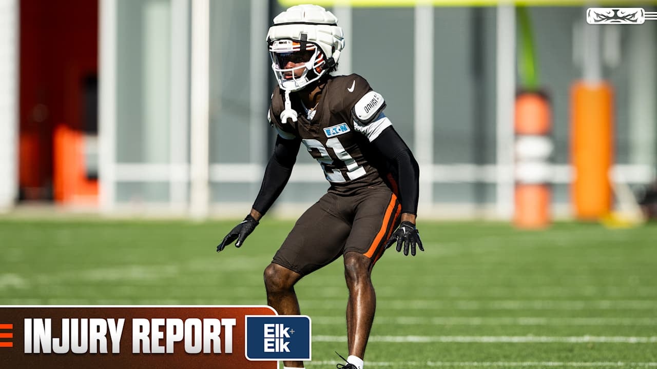 Can Denzel Ward play through injury concerns? Browns list him and four others on Week 7 report vs. Titans