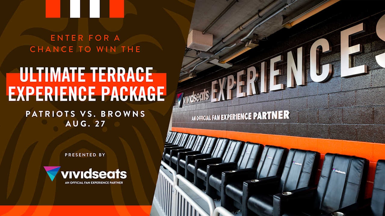 Cleveland Browns launch Ultimate Terrace Experience giveaway ahead of Patriots preseason game