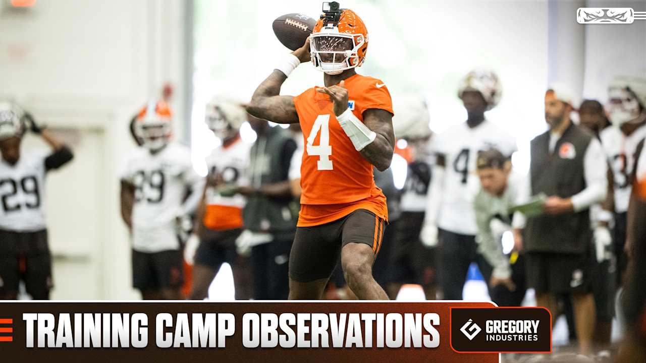 Browns’ Day 9 camp session spotlights deep throws after Monken’s install phase