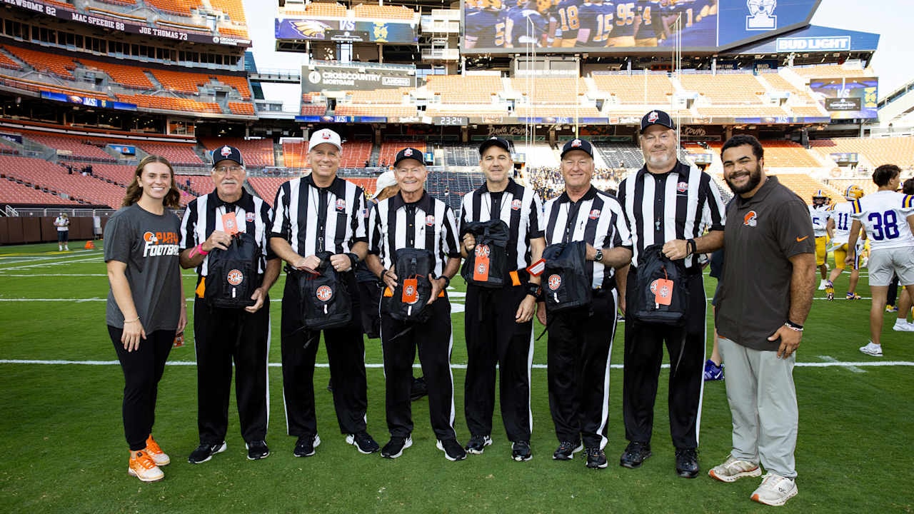 Browns unveil Officials Pathway Program to recognize and elevate high school football officials