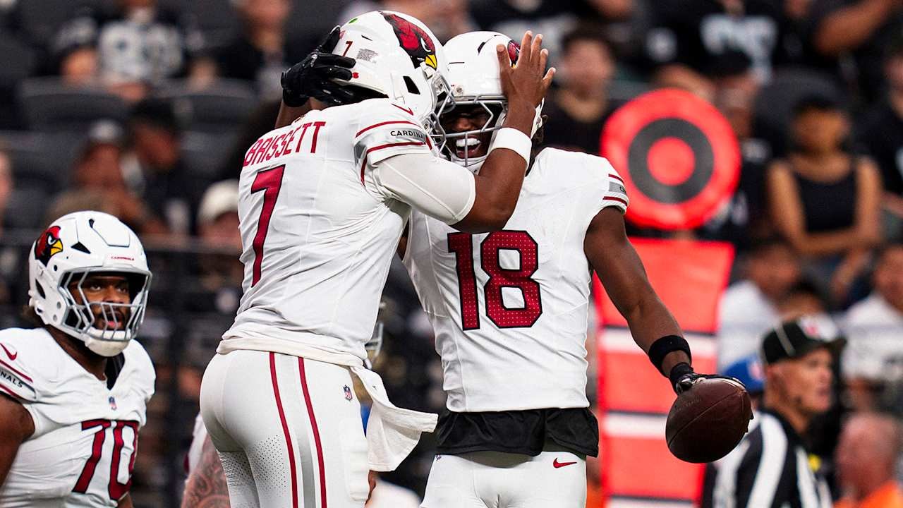 Marvin Harrison Jr. Keeps Perspective as Cardinals’ Training Camp Turns Up the Volume