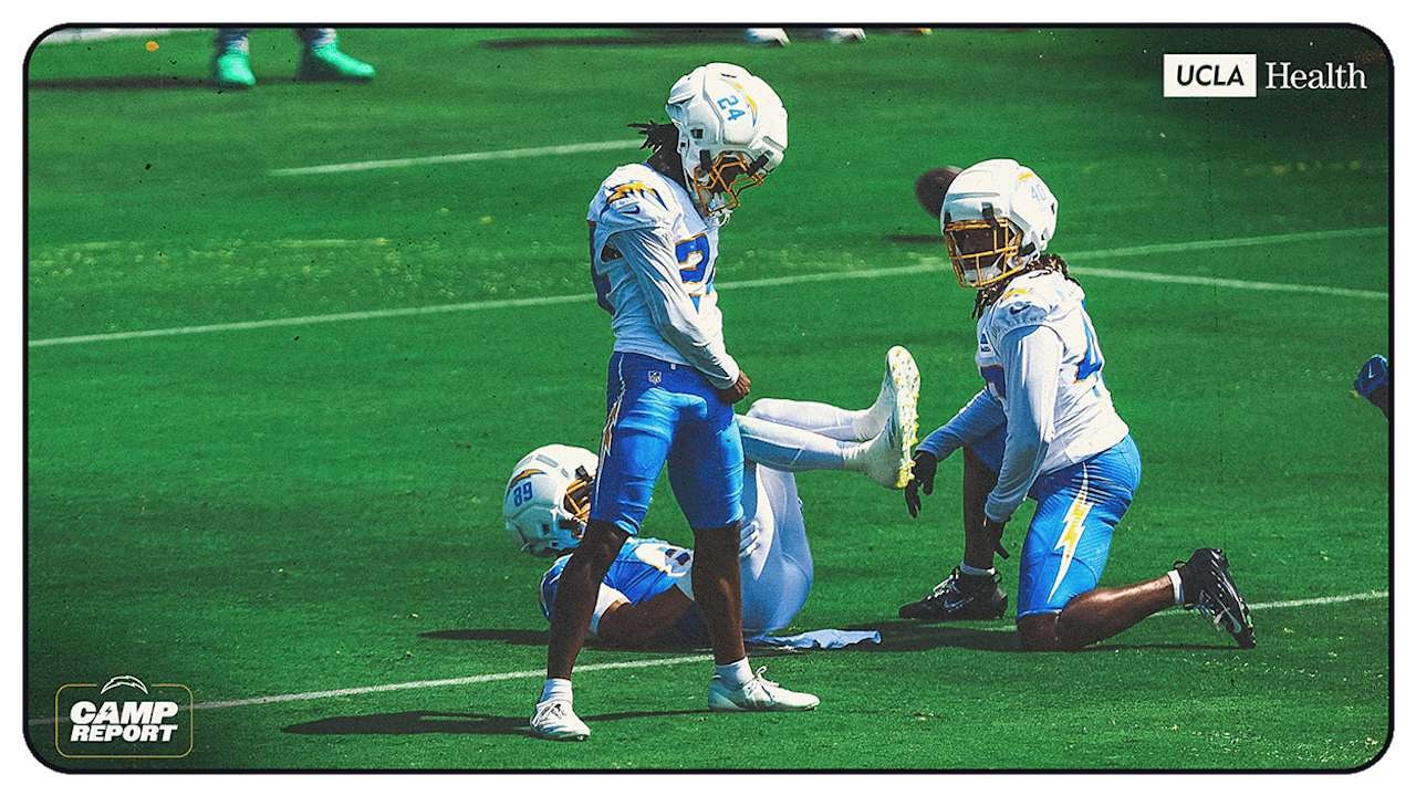 Chargers Training Camp Report: Ryan Ficken Updates Punt Return Competition as UDFAs Avery Smith and Rodney Shelley Stand Out on Day 5