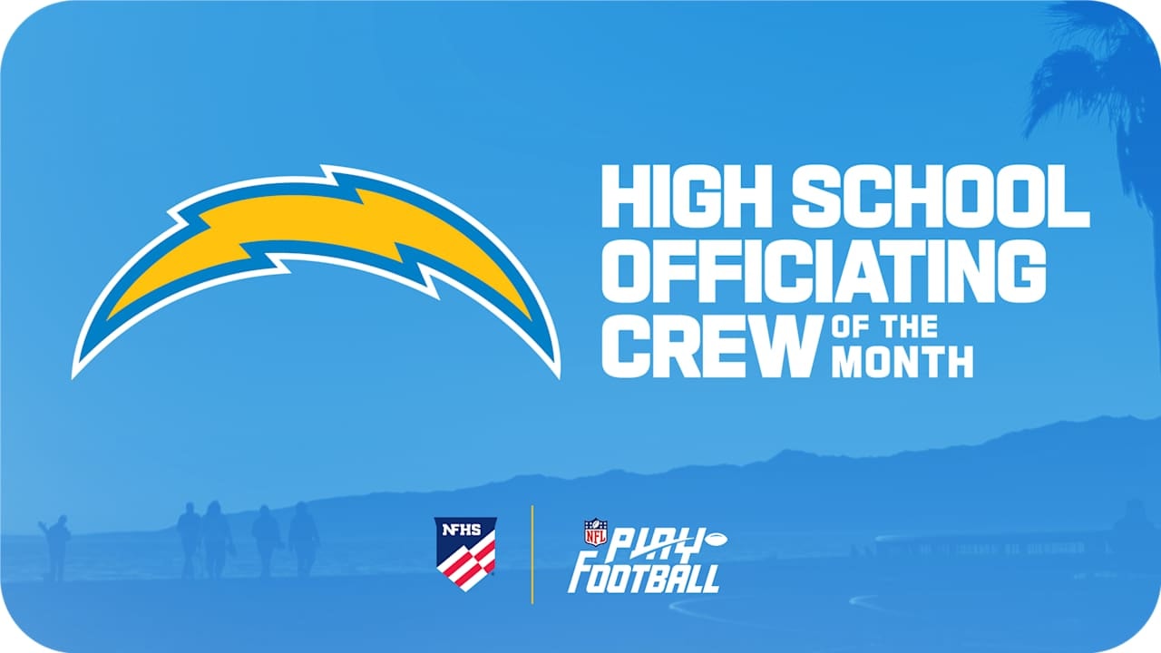 Chargers honor CIF San Diego officials as inaugural NFHS “Crew of the Month”