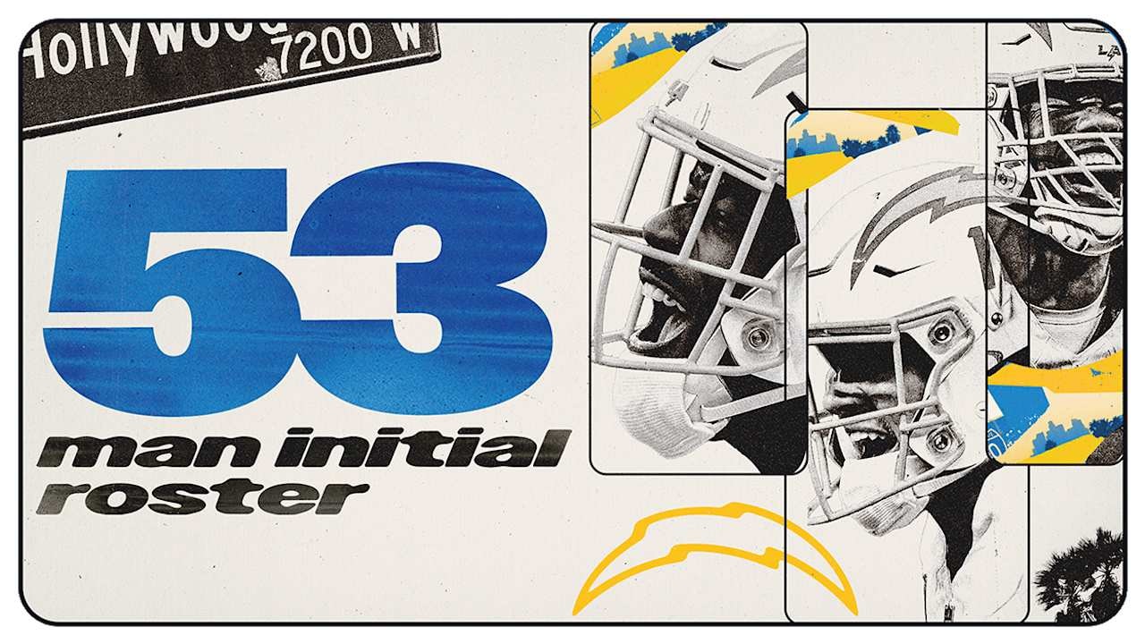 Chargers unveil initial 53-man roster for 2026 season
