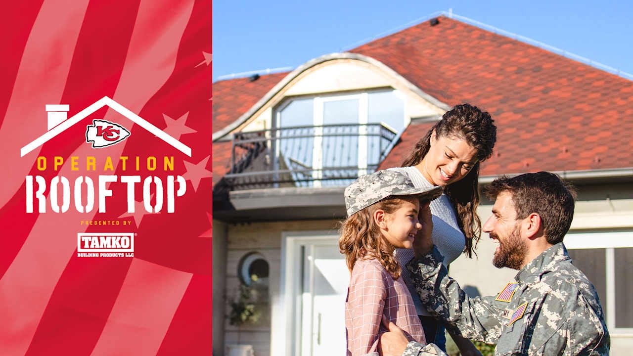 Chiefs partner TAMKO launches Operation Rooftop for third straight year, honoring service members for America’s 250th birthday