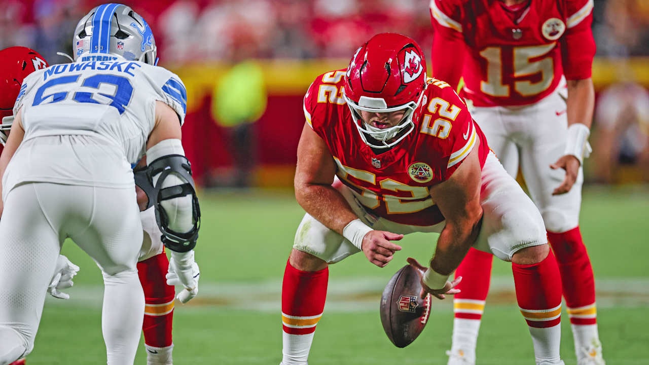Chiefs-Center Creed Humphrey erneut in den „NFL Top 100“-Rangliste, diesmal auf Platz 94