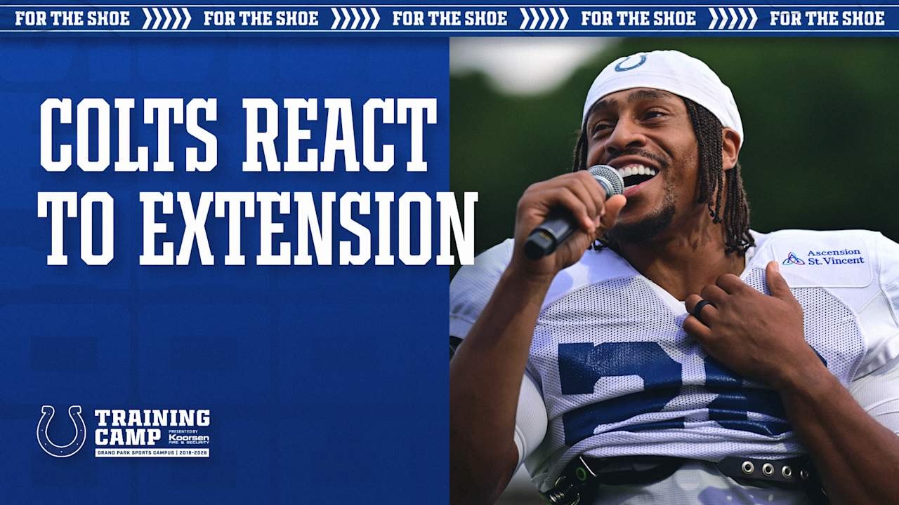 Colts formally announce Jonathan Taylor extension, with coach Shane Steichen and players responding