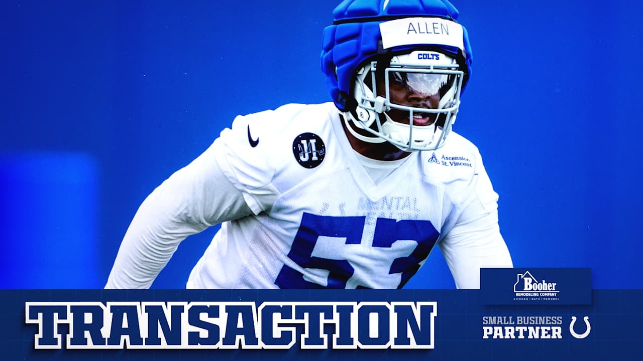 Colts activate LB CJ Allen for first camp practice after being removed from PUP list