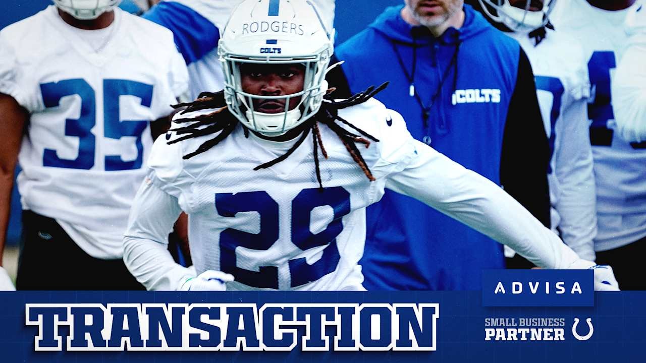 Colts add CB Mekhi Rodgers, place Cameron Mitchell on waived-injured path