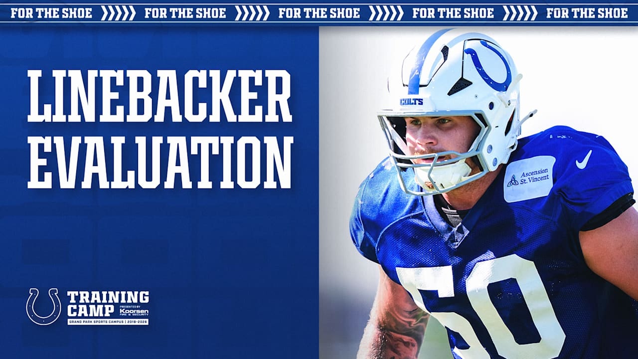 Colts LB coach James Bettcher puts six linebackers through the same early-camp look