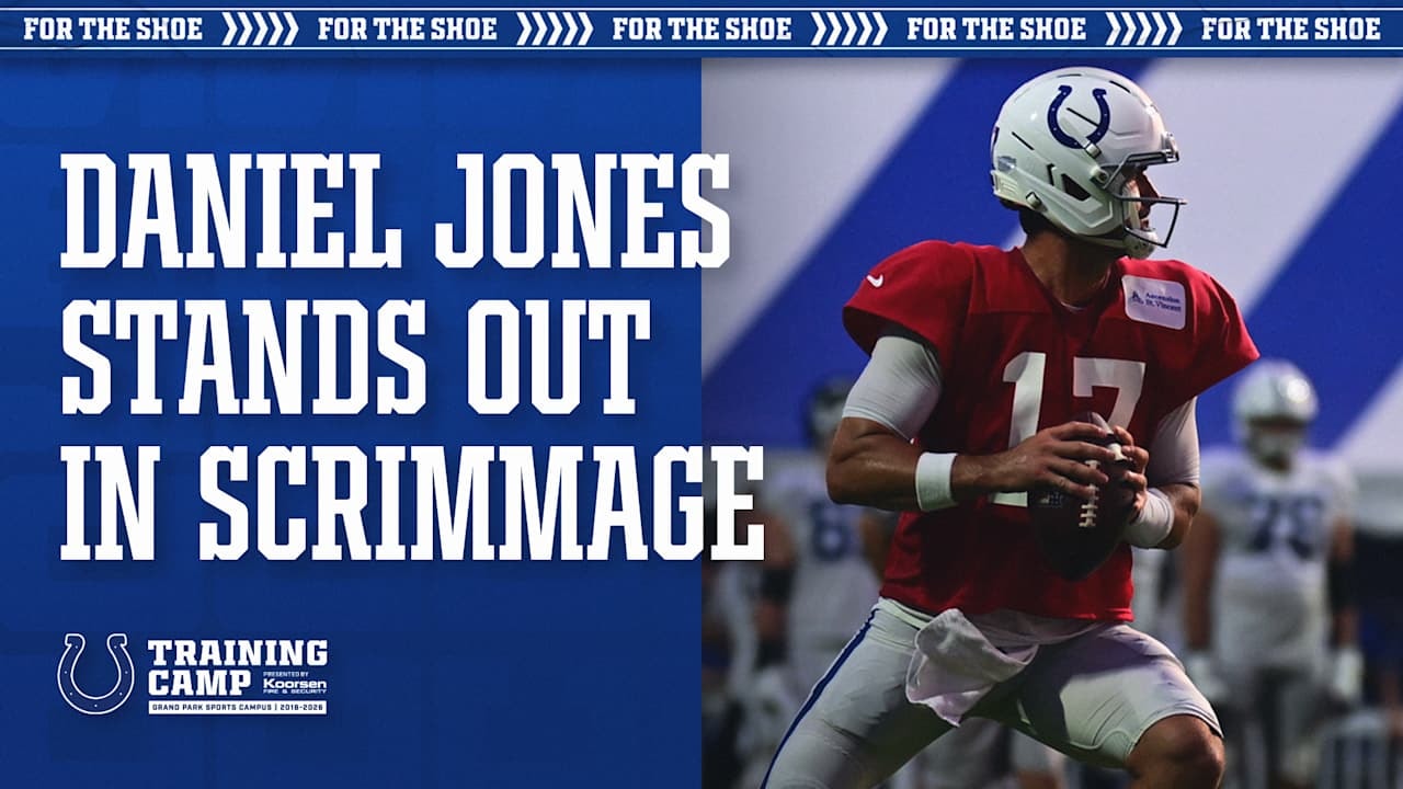 Training Camp Notebook: Daniel Jones turns in spotlight-worthy night as Colts light up Grand Park