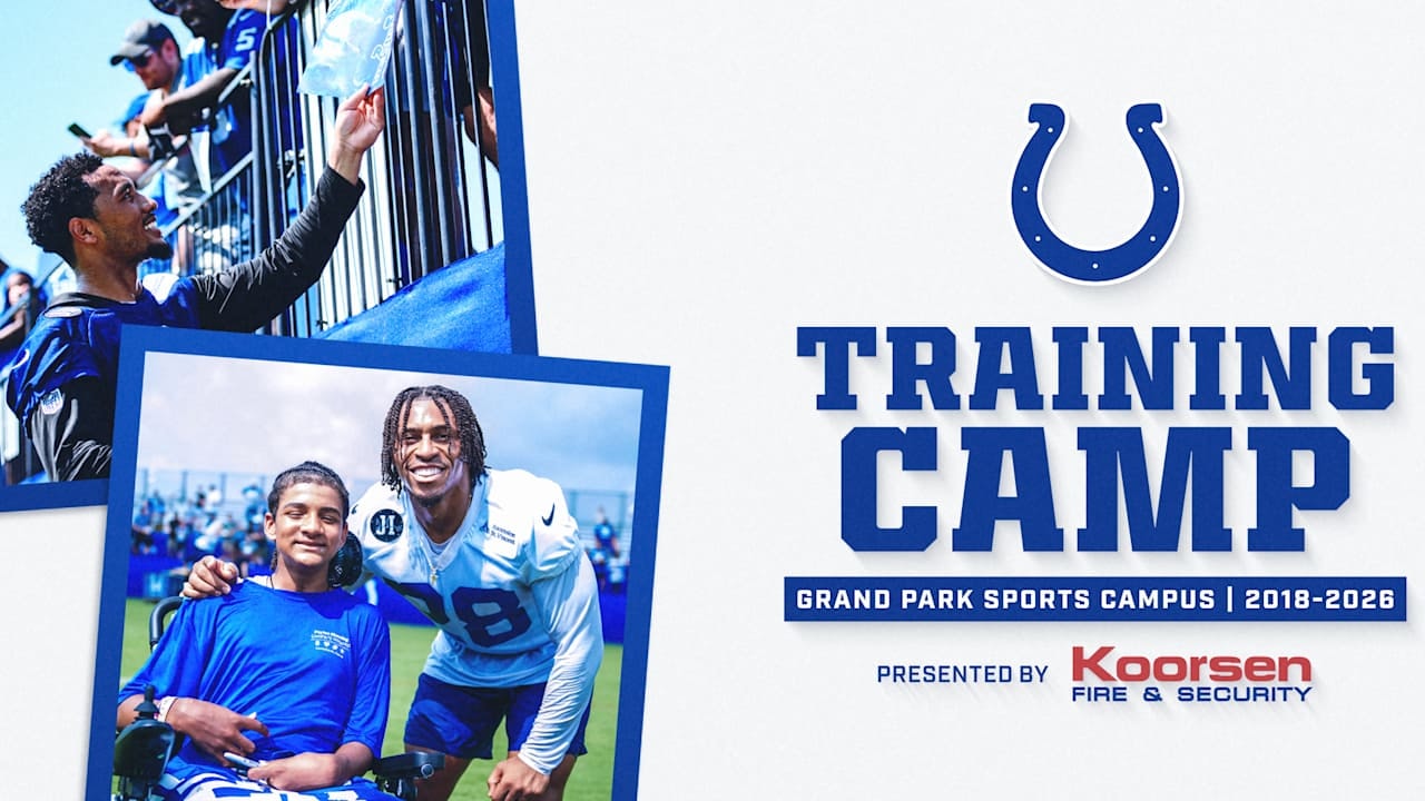 Colts close 2026 training camp with final two days at Grand Park in Westfield
