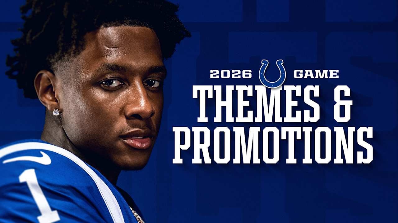Colts unveil 2026 gameday themes, promotions and giveaway lineup at Lucas Oil Stadium