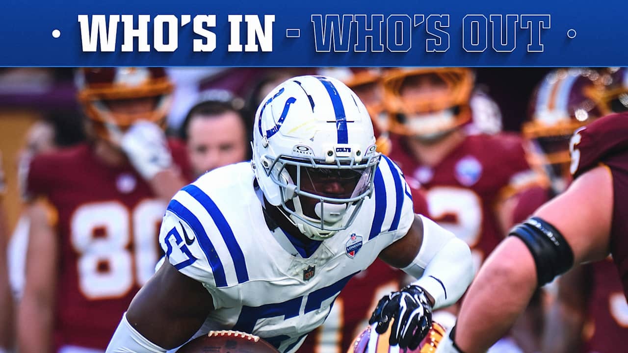 Colts rule out LB Jaylon Carlies and WR Ashton Dulin for Week 6 vs. Titans