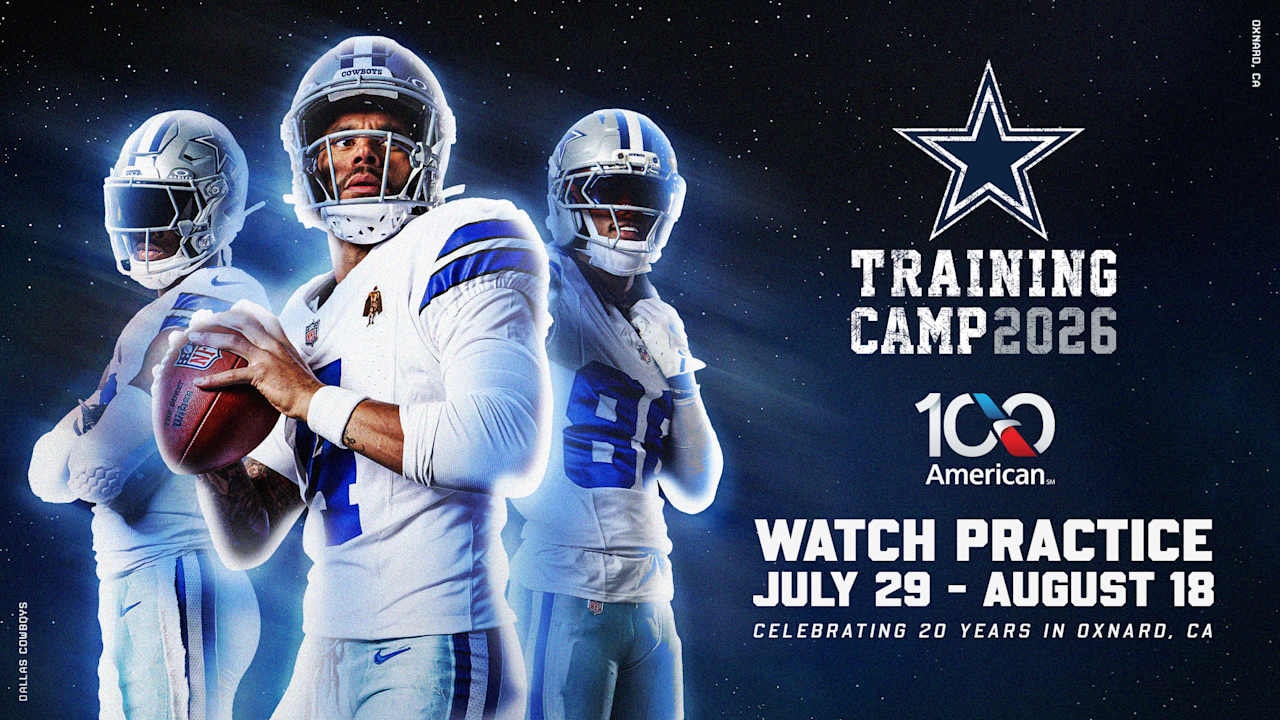 Cowboys release full 2026 training camp calendar for Oxnard stay