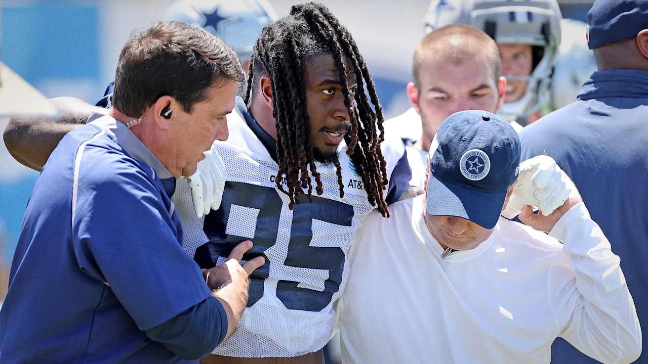 Princeton Fant se someterá a cirugía tras lesionarse el ACL y el MCL en la práctica de los Cowboys